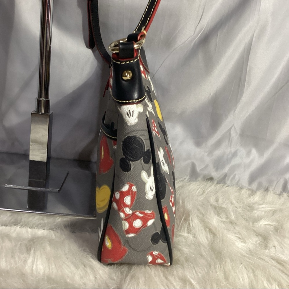 Dooney & Bourke x Disney Mickey Mouse Body Parts Crossbody Shoulder Bag - Picture 4 of 11